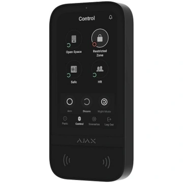 Ajax KeyPad TouchScreen bezvadu vadības tastatūra,