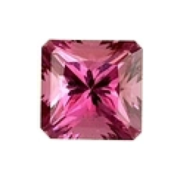 Garnet 0,4 ct radiant cut
