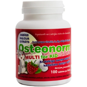 Osteonorm Forte bērniem, 700mg, 100 tabletes