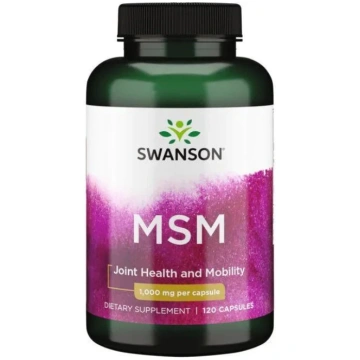 Swanson MSM, 1000 mg - 120 kapsulas
