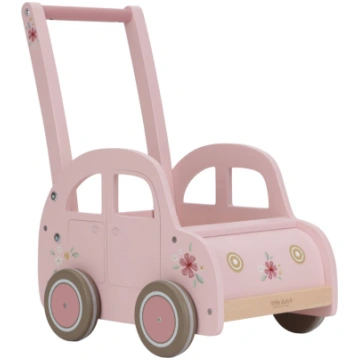 Koka staigulis / rozā auto rotaļlietu kaste, Baby 