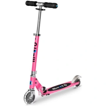 Micro hulajnoga sprite pink led SA0226