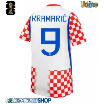 Maglie da calcio Croazia Andrej Kramaric #9 Prima 