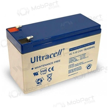Akumuliatorius Ultracell UL7-12 (7Ah, 12V)