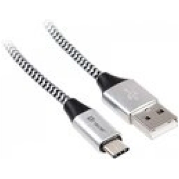 Tracer 46265 USB 2.0 Type C A Male 1m Black Silver