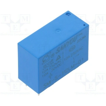 Relay: electromagnetic; SPST-NO; Ucoil: 12VDC; Ico