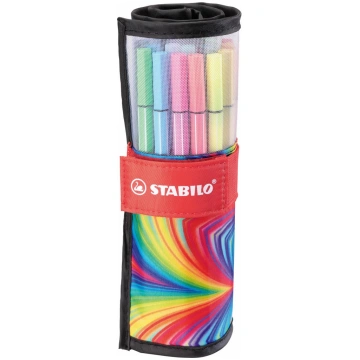 Flomāsteri Stabilo Pen 68 Arty, vienpusējs, 25 gab