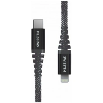 Swissten Kevlar Kabelis USB-C / Lightning 1.5m / 6
