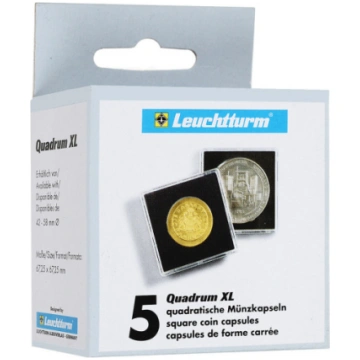 Monētu kapsula QUADRUM XL58 341177 iepak./5 gab | 