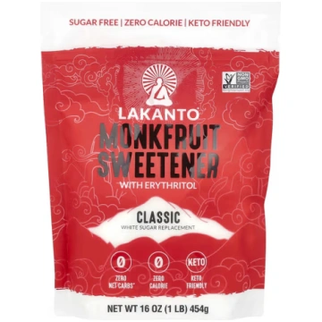 Lakanto, Monkfruit Sweetener with Erythritol, Clas