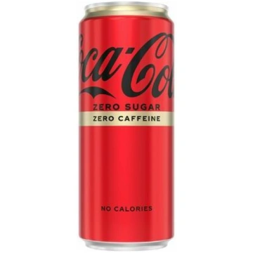 B/a gāzēts dzēriens Coca Cola Zero Caffeine 0.33l 