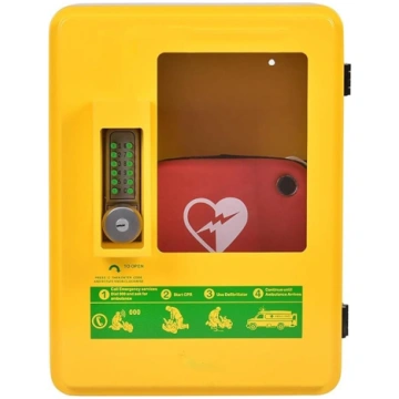 TAKUNE AED defibrilatora glabāšanas skapis, inteli