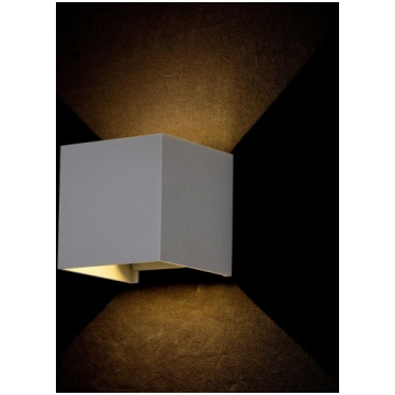 O572WL-L6GR FULTON Sienas gaismeklis pelēks LED 6W