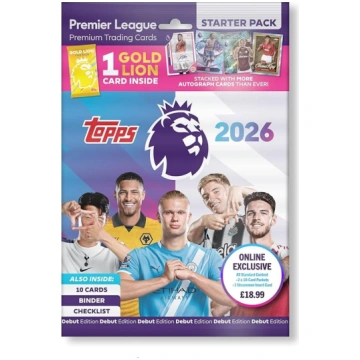 Topps Premier League 2026 - Debijas izdevums - Sāk