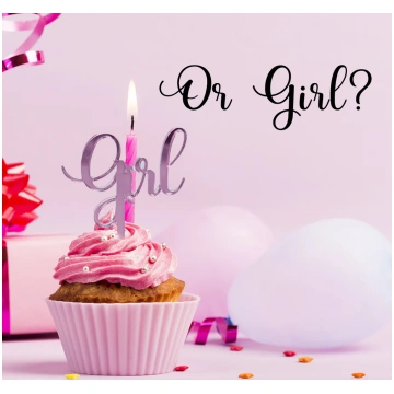 CupCake Topper "Girl" Zagara eventi d'autore