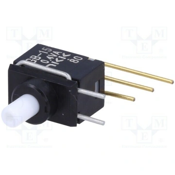 Switch: push-button; Pos: 2; SPDT; 0.01A/28VAC; 0.