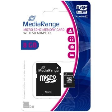 Atmiņas karte Micro SDHC 8GB C10/W/ADAPTER MR957 M