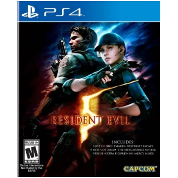 PlayStation 4 (PS4) spēle Capcom Resident Evil 5 H