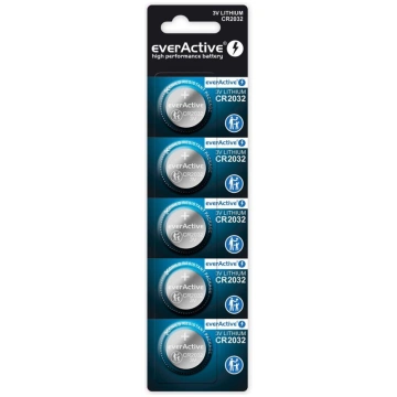 CR3032 baterijas everActive litija iepakojumā 4 gb