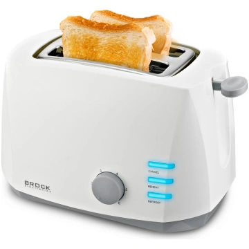 Tosteris BROCK BT 1002 WH, 800W, balts (BT 1002 WH