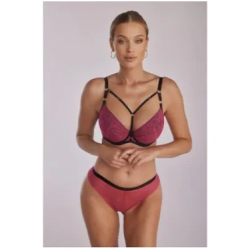 Brazīlijas stila biksītes Kinga B-1120/2 Rozie XS-