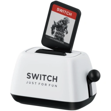 Nintendo Switch Card Case Holder "Toaster" (White)