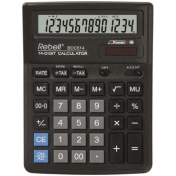 Kalkulators Rebell BDC-514 (melns) BDC514