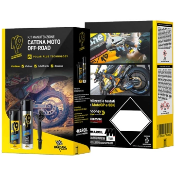 BARDAHL KIT K9 MANUTENZIONE CATENA OFF-ROAD (CARTO