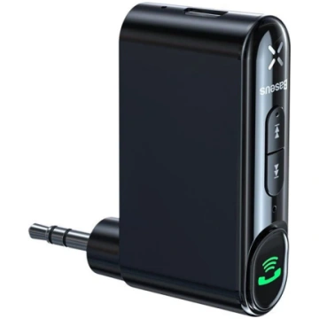 Adapteris Baseus 3.5 mm, Bluetooth, melna krās