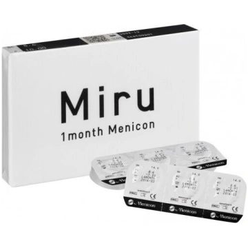 Miru 1month Menicon kontaktlēcas 8.60, 6 gab