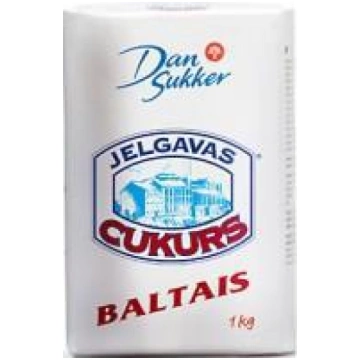 Cukurs baltais JELGAVAS, 1kg - 450-17071