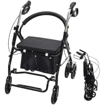 Salokāms un viegls rollators ar sēdekli, iepirkumu