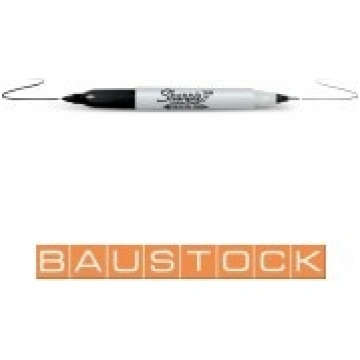 Marķieris Sharpie Twin Tip melns
