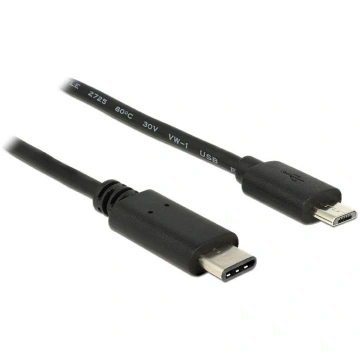 DeLOCK 0.5m USB2.0-C/USB2.0 Micro-B 0.5m Micro-USB