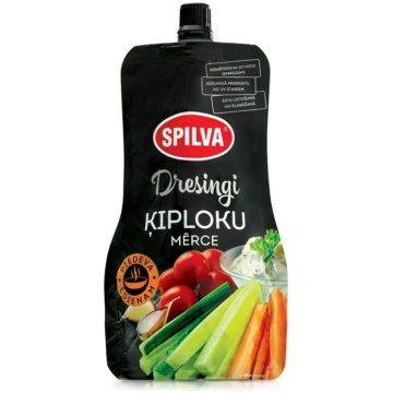 Ķiploku mērce SPILVA, stāvpakā, 220g
