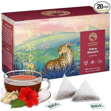 Blooms & Leopard Premium zāļu tējas maisiņi | Kaķu