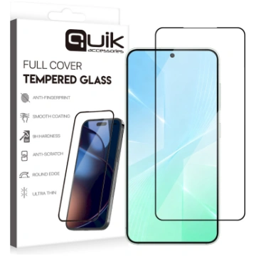Quik Accessories Full Cover Tempered Glass Aizsarg