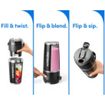 Nutribullet Flip NBP016B TraGbarer Smoothie Maker 