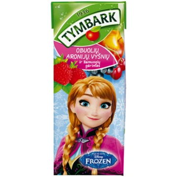 Sulas dzēriens TYMBARK Frozen, Ābolu-aroniju-ķiršu
