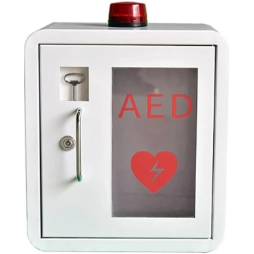 AED defibrilatora glabāšanas skapis, sienas defibr