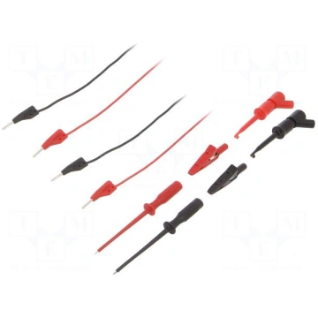Test leads | red and black | 932961001 HIRSCHMANN 