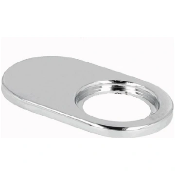 Special designed plate for double hinged door (chr