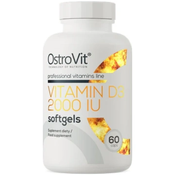 OSTROVIT D3 vitamīns 2000 SV (60 kapsulas)