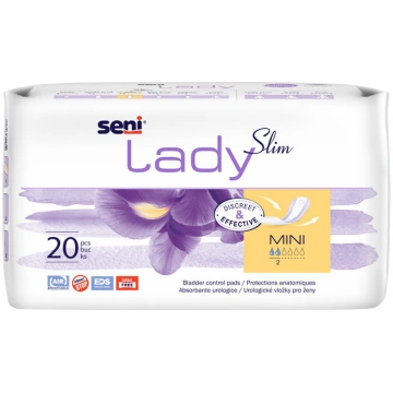 Uroloģiskie ieliktņi Seni Lady Slim Mini sievietēm