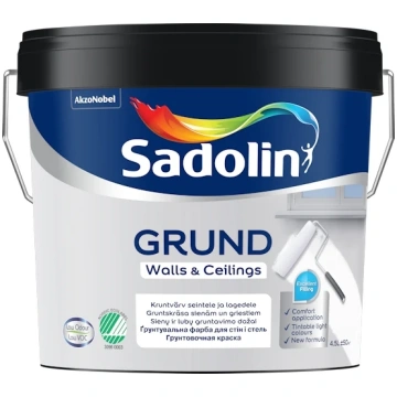 SADOLIN Grunts Sadolin Grund, balta krās., 4.5 l