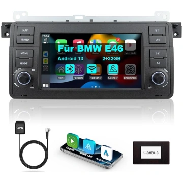 Bluetooth autoradio ar ekrānu BMW E46 3. sērijas 1
