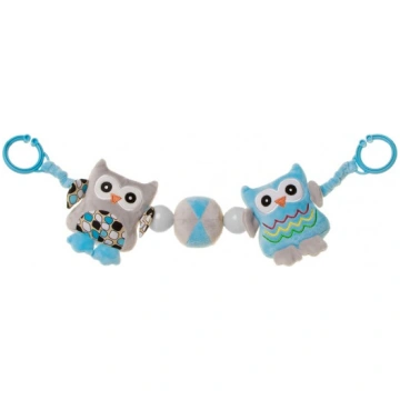 Grabulis ratiņiem OWLS blue 4BABY OB11