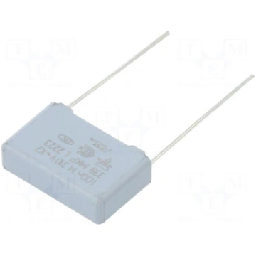 Capacitor: polypropylene | X2 | 100nF | 630VDC | 3