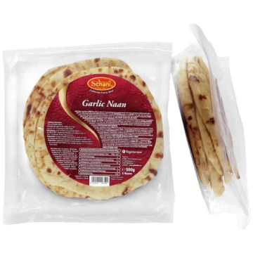 Schani- Garlic Naan (500g) 5pcs Spice Bazaar