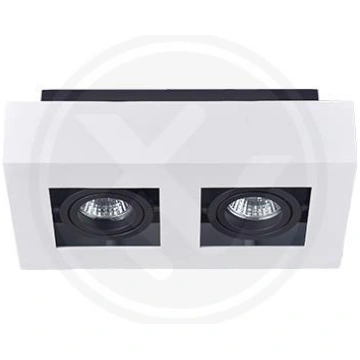 Virsmas gaismeklis 2xGU10 Nemo , regulējams , balt